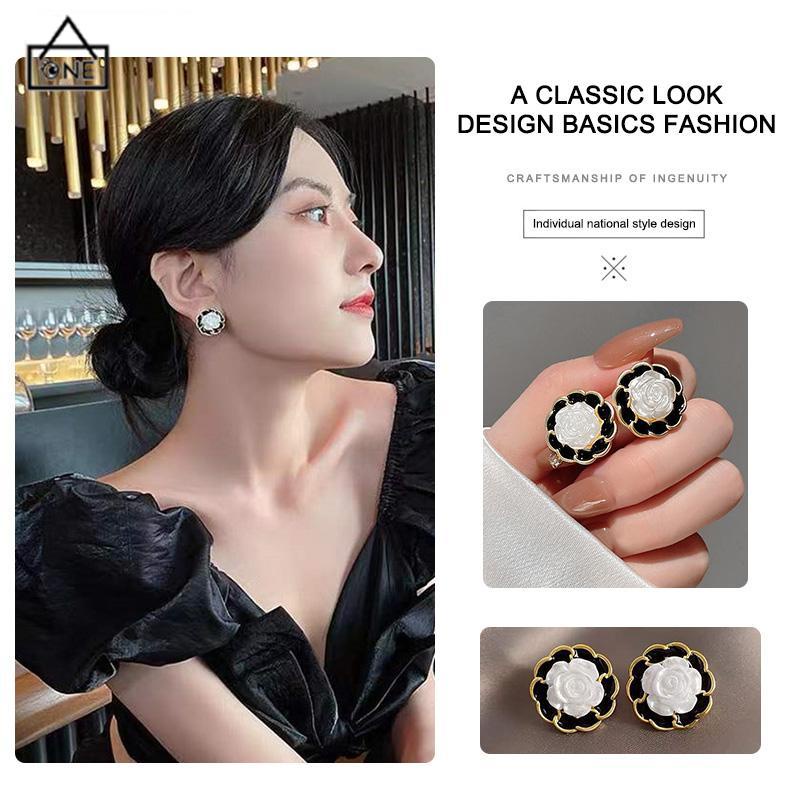 COD❤️Anting S925 Desain Perak Temperamen Serbaguna Geometris Fashion Sederhana-A.one