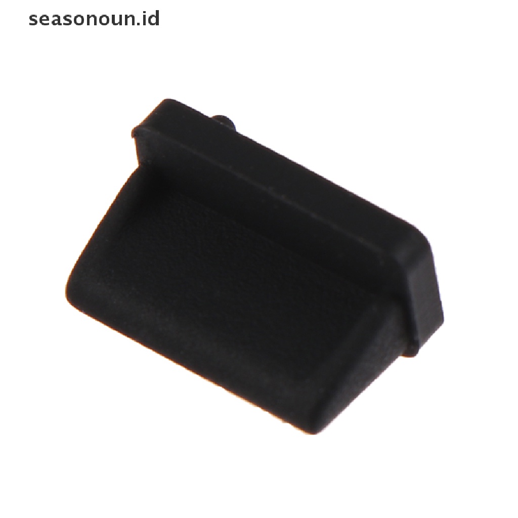 Seasonoun 20Pcs USB Male Plug Stopper Topi Penutup Plastik Pelindung Colokan Debu.