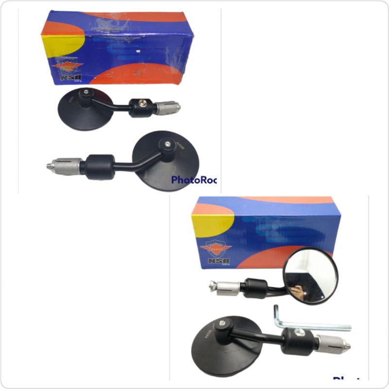Promo spion jalu bulat bengkok rcb sepeda dan motor Xmax nmax klx vario160 vario ninja vixion dll WJ
