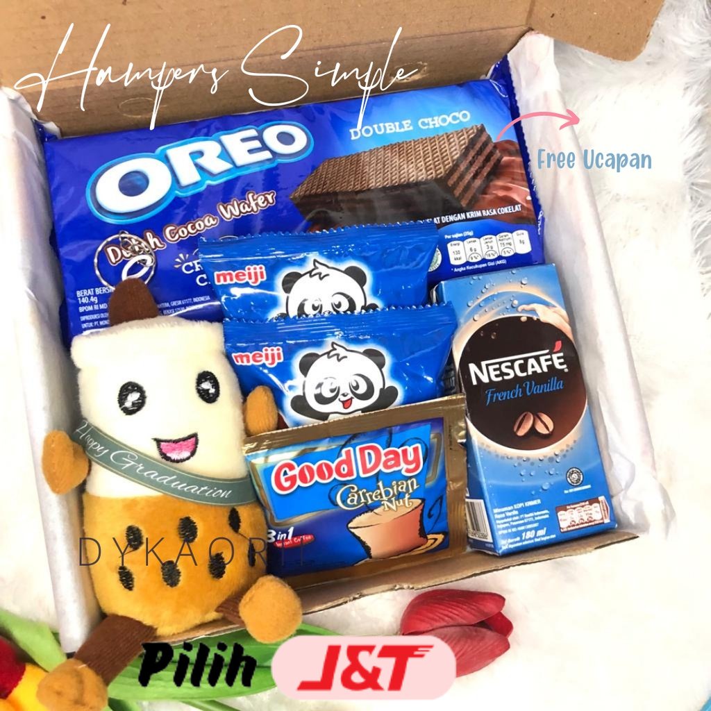 

hampers box oreo snack box gift box bok wisuda ulang tahun natal lebaran tunangan murah wisuda sidang dll