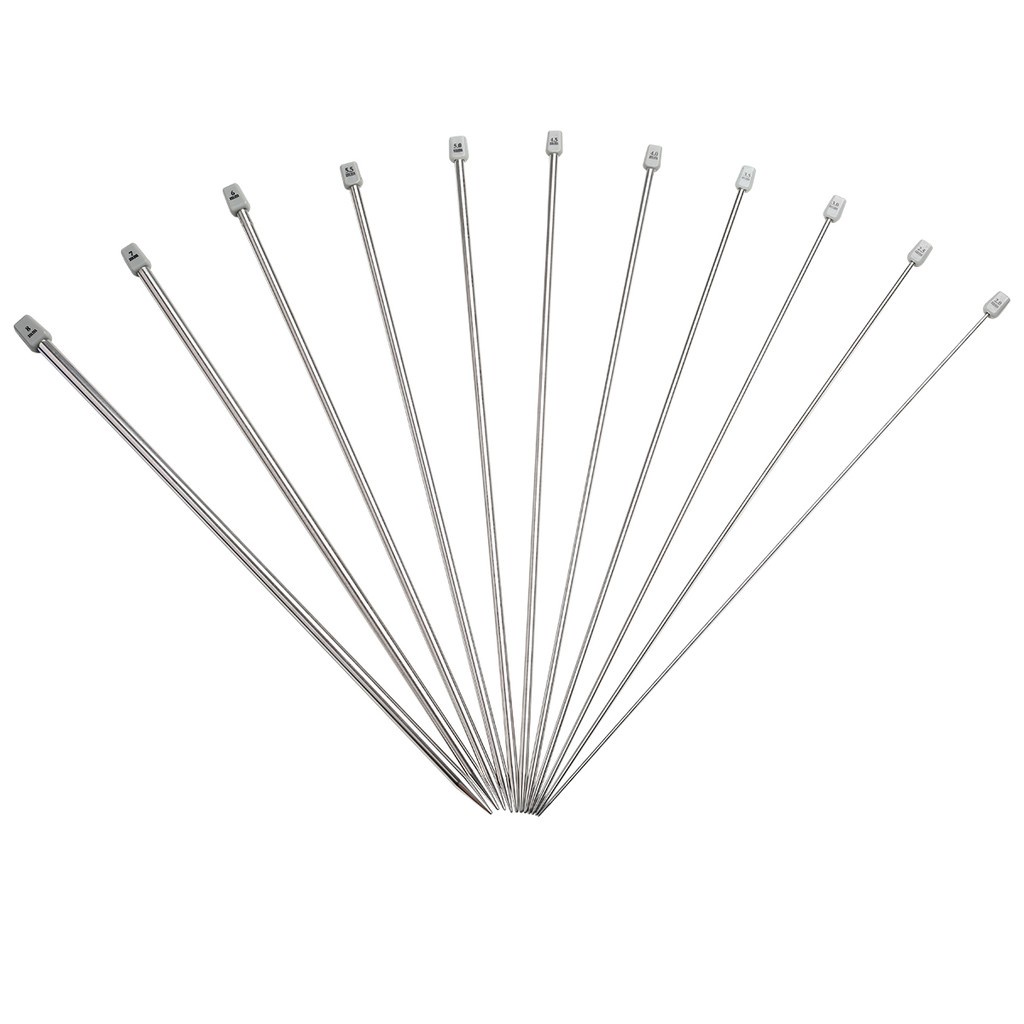 Single Pointed Needle - Breien breyien knitting needle stainless 35CM - Satuan