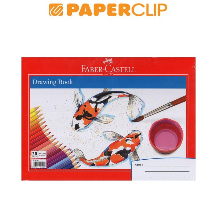 

DISKON SHOPEE/ BUKU GAMBAR FABER CASTLLE 104002 A4 FISH