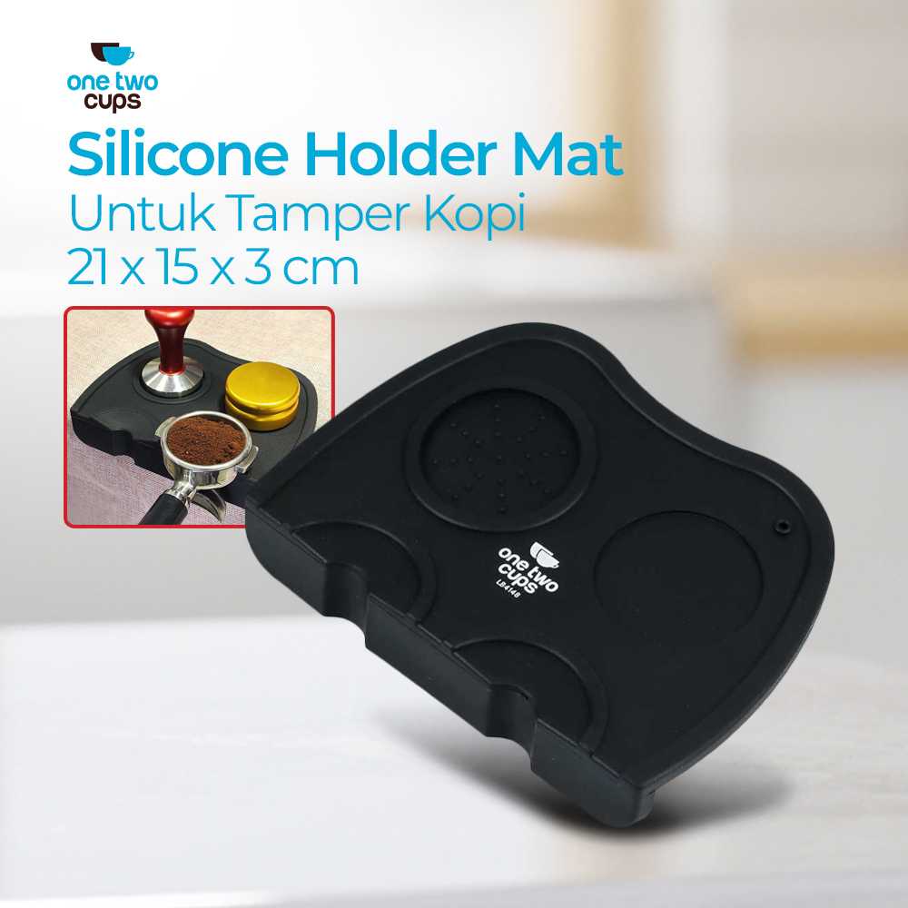 (BISA COD) FTIHSHP  Silicone Holder Mat Tamper Kopi Espresso Barista - LB4148