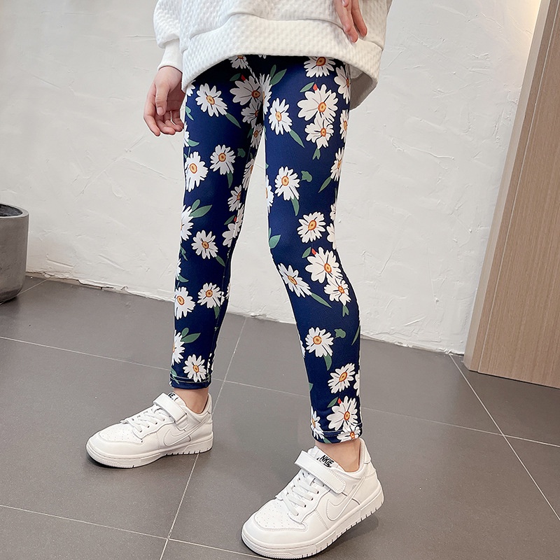 ByKiddos - Legging Katun Impor Stretch Panjang Cetak Motif Lucu Ala Korea Anak Perempuan Import 3-11 Th PART 2