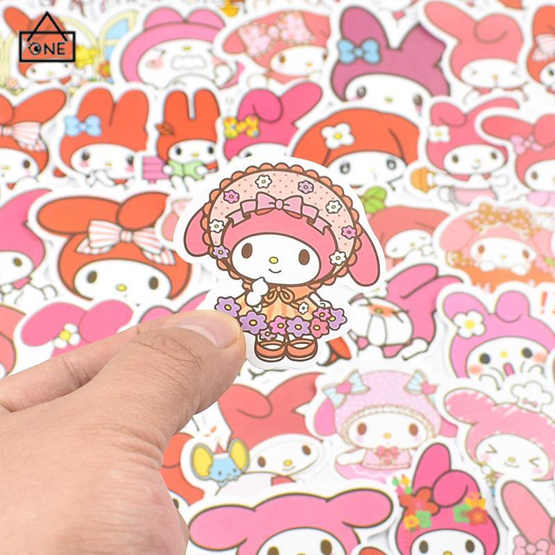 COD❤️60pcs Stiker Koromi，Waterproof Kartun，Sanrio MELODY -A.one