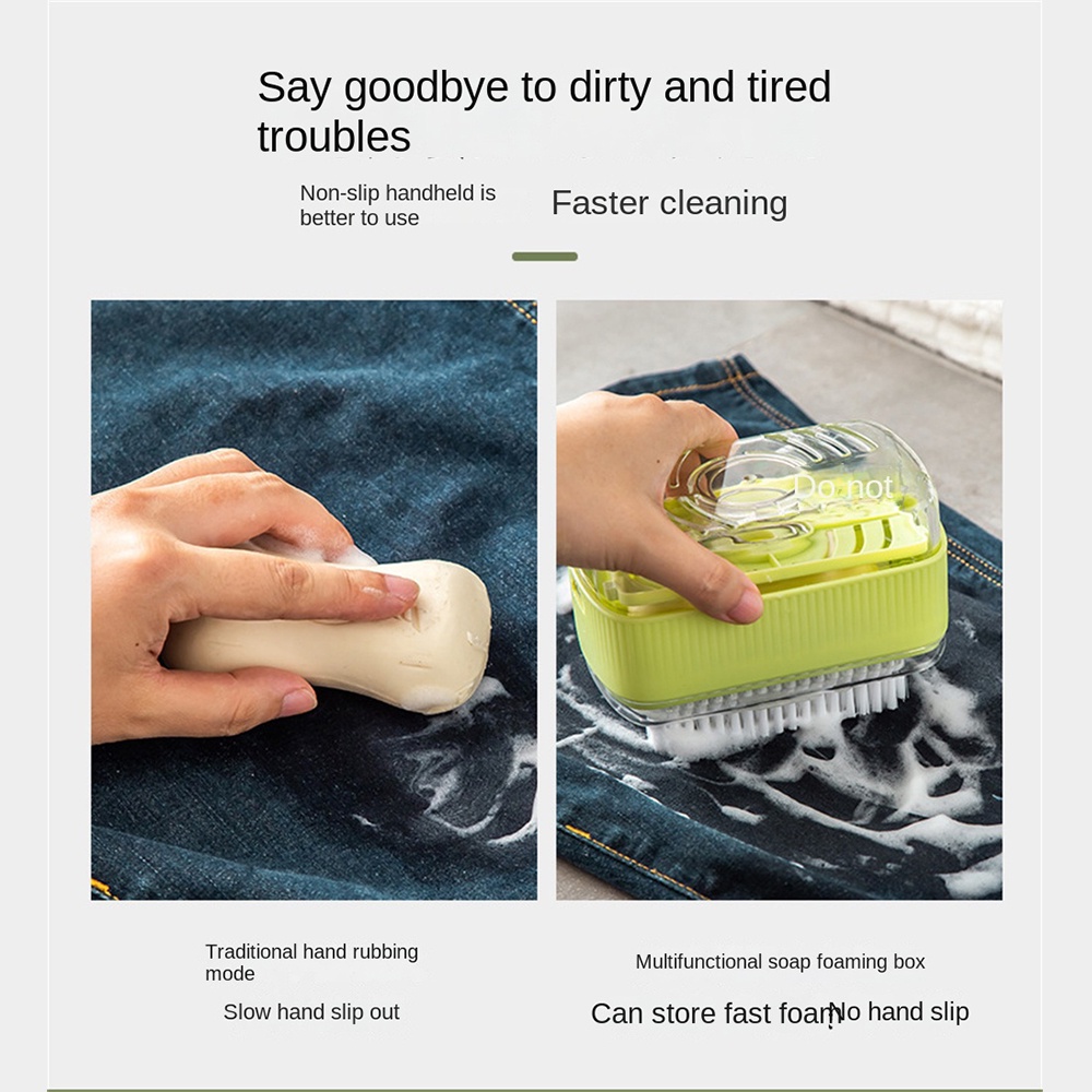 ღ Portable Sabun Kotak Sabun Berkilau Kotak Tangan-Gratis Roller Sabun Kotak Laundry Sikat Drain Sabun Tempat Multifungsi kamar Mandi Penyimpanan Drain Kotak