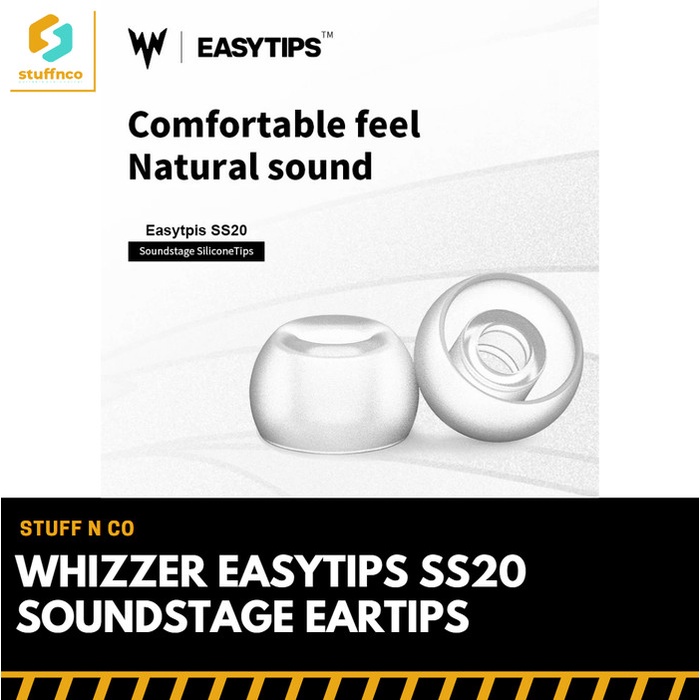 Whizzer SS20 EasyTips Eartips Soundstage Earphone IEM Replacement