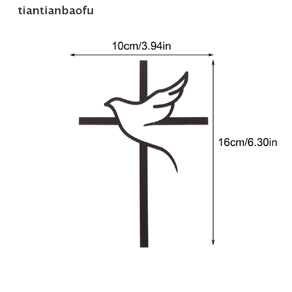 [tiantianbaofu] 1pc Peace Dove Cake Topper Baptisan Kue Komuni Akrilik Dekorasi Ulang Tahun Butik