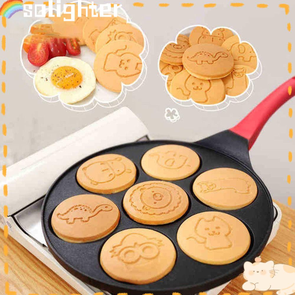 Solighter Pancake New 7gelas Alat Dapur Batu Maifan Masak Telur Ham Panci