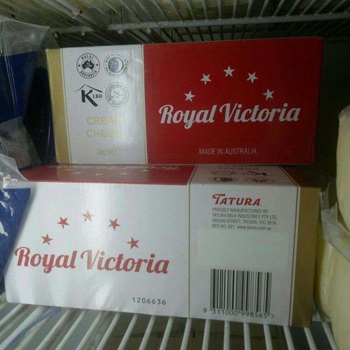 

Royal Victoria Cream Cheese 2kg ( Grab / Gojek only )