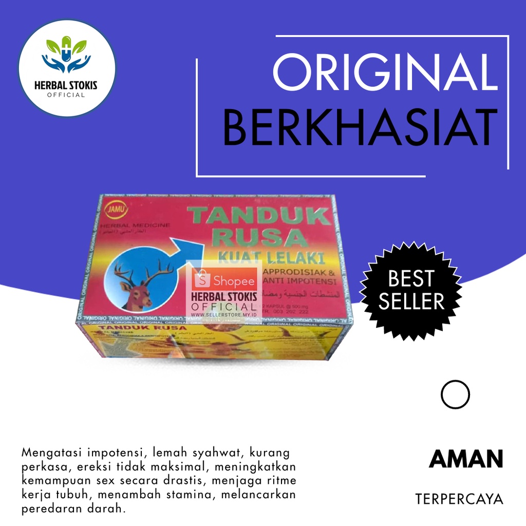 

Suplemen Kapsul Herbal KapsulTanduk (Rusa) Original Obat Vitalitas Pria