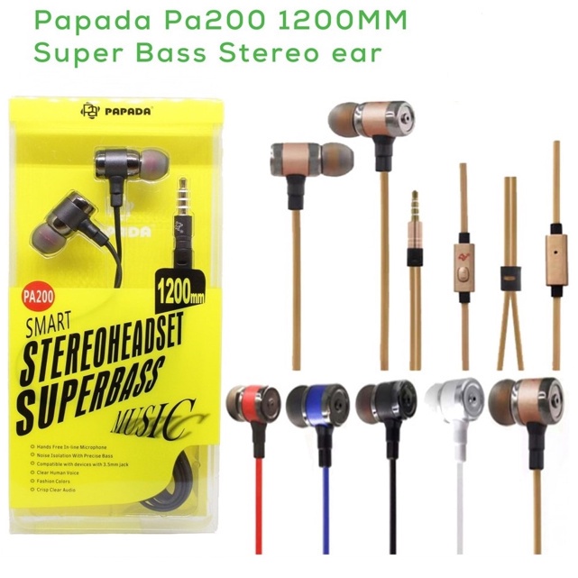 NEWS [PA-200] HEADSET HANDSFREE EARPHONE PAPADA PA-200