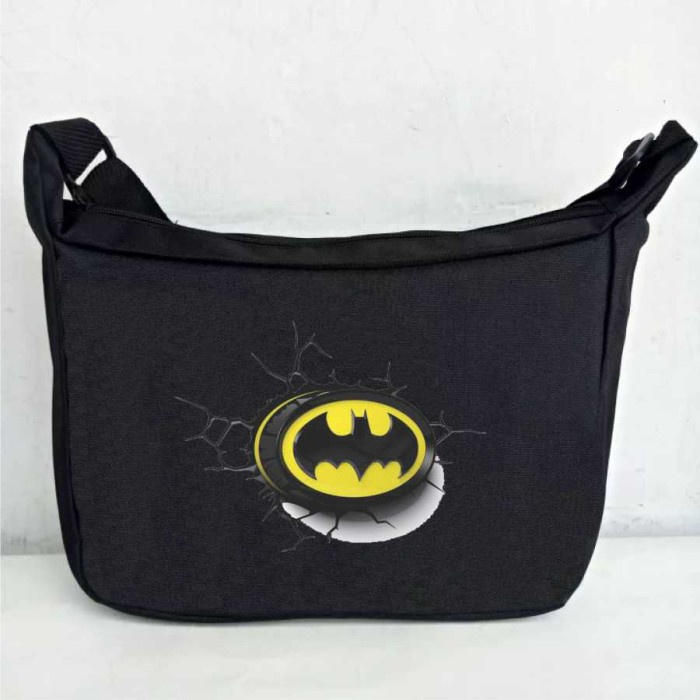 tas batman betmen anak laki sd selempang paud tk super hiro superhero