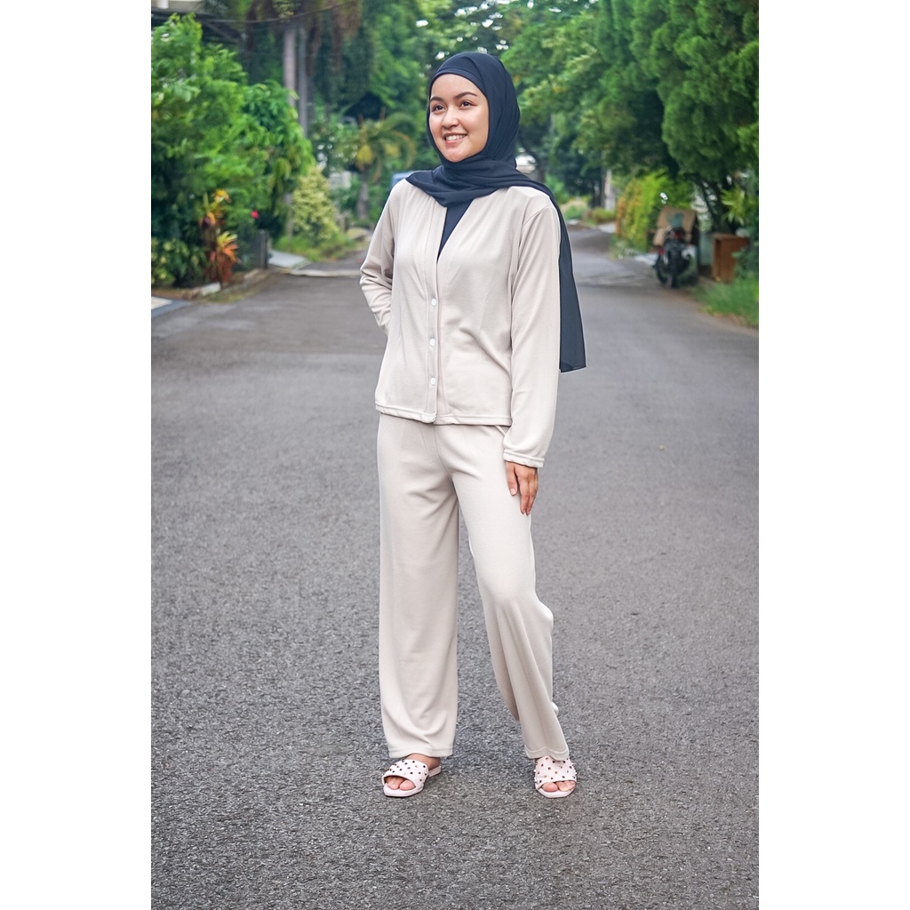 ilook | One Set Palermo | Setelan Rib Wanita Modern