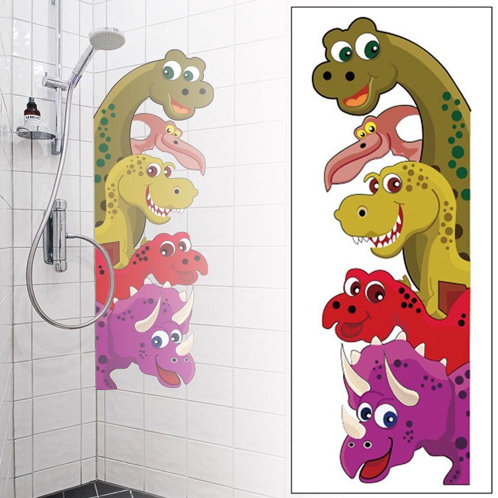 TOP Lucu Probe Dinosaurus Stiker Nursery Ruang Tamu Kamar Tidur Anak Wall Decals