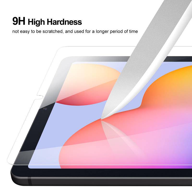 Untuk Samsung Galaxy Tab S8 S7 Plus Ultra S6 A7 Lite A8 S5e T505 T225 X205 Tempered Glass Untuk Samsung Tab A 8.0 8.4 10.1 10.5 P355 T355 Pelindung Layar 9H Tablet Film Pelindung