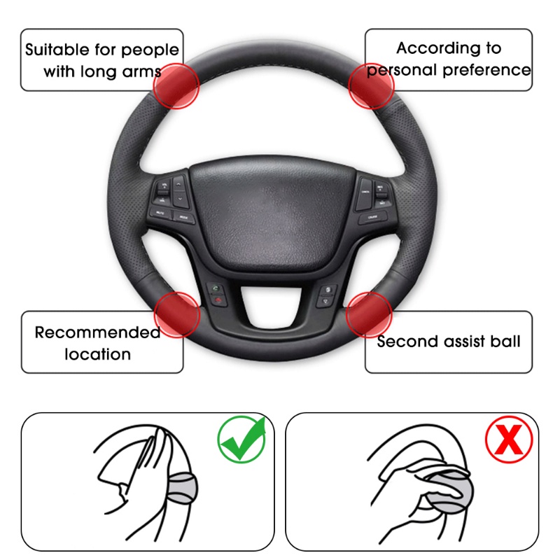 Setir Otomatis Power Steering Ball Spinner Knob Sambungan Rotasi 360derajat Hemat Tenaga Kerja Satu Tangan Booster Kemudi Kemudi Kemudi Kemudi Kemudi Kemudi Mobil Booster