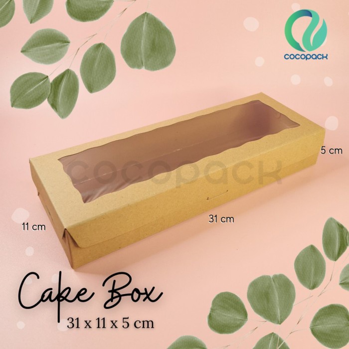 

⭐BISA COD⭐ Brownies Cake Box Brown Paper 10 PCS