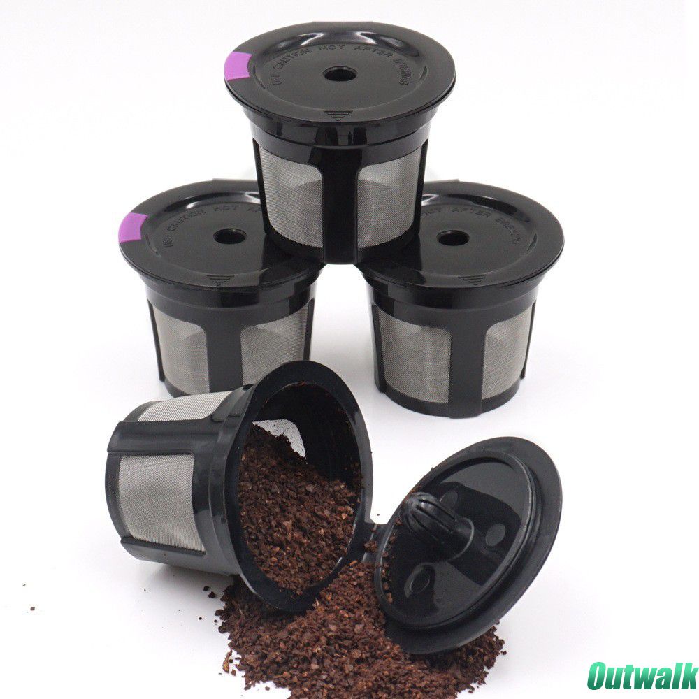 ღ Filter Kopi Reusable Plastik Pp Kopi Saringan Isi Ulang Kopi Kapsul K-Cangkir Filter untuk 2.0 &amp; 1.0 Bir kopi Aksesori untuk Minum