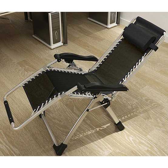 (BISA COD) FTIHSHP Zero Gravity Kursi Lipat Kerja Folding Picnic Chair with Tray - ZD2101