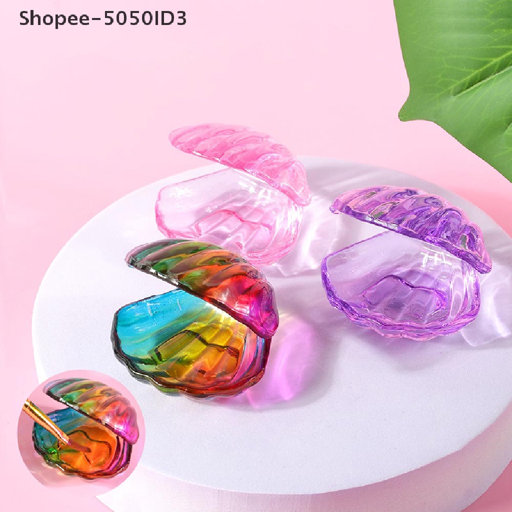 [HOT] Nail Art Brushing Washing Crystal Cup Shell Gelas Cangkir Mangkuk Peralatan Manicure [ID]