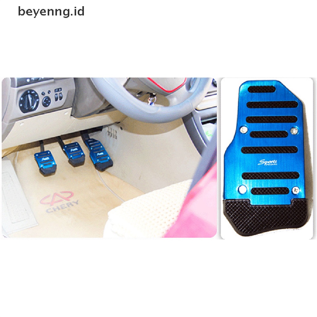 Beyen 3Pcs Universal Racing Manual Non-Slip Accelerator Aksesoris Interior Mobil ID