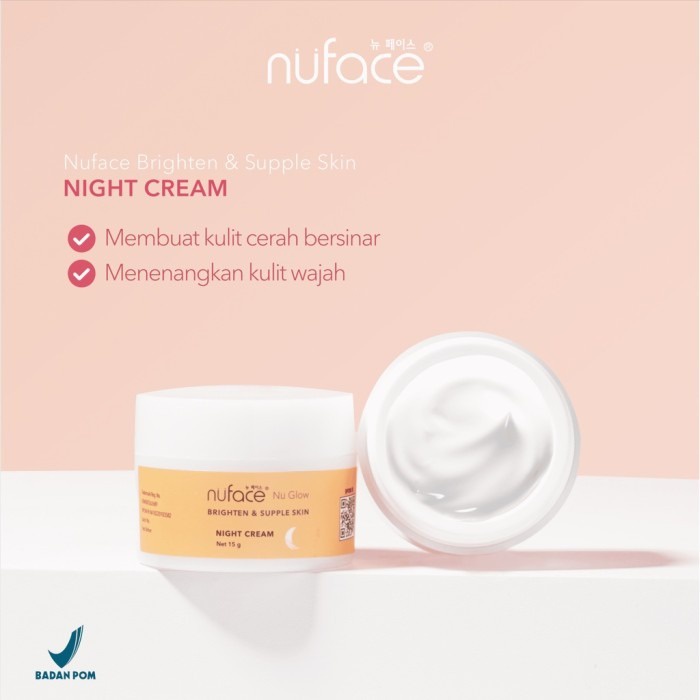 NuFace Nu Glow Brighten &amp; Supple Skin Night Cream