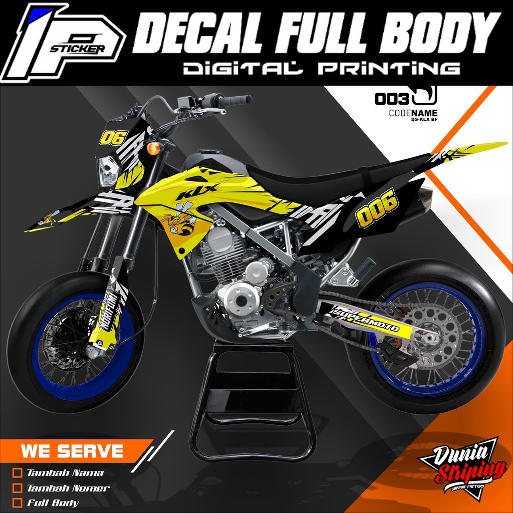 DECAL STIKER KLX 150 BF/G/SE FULL BODY