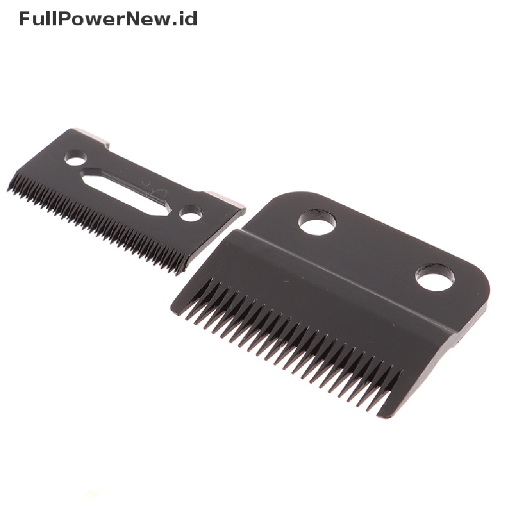 Power W-2B Pisau Clipper 2lubang Hitam Sekrup Pengganti Stagger-teeth Movable Blade ID