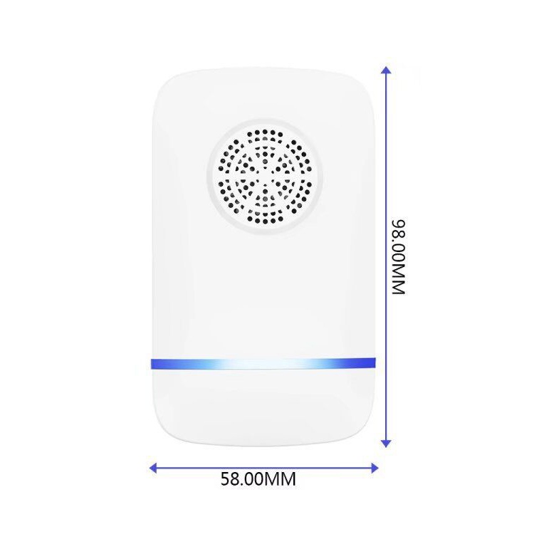 Anti Nyamuk Ultrasonic Machine Pest Repeller Electro Putih HR-533