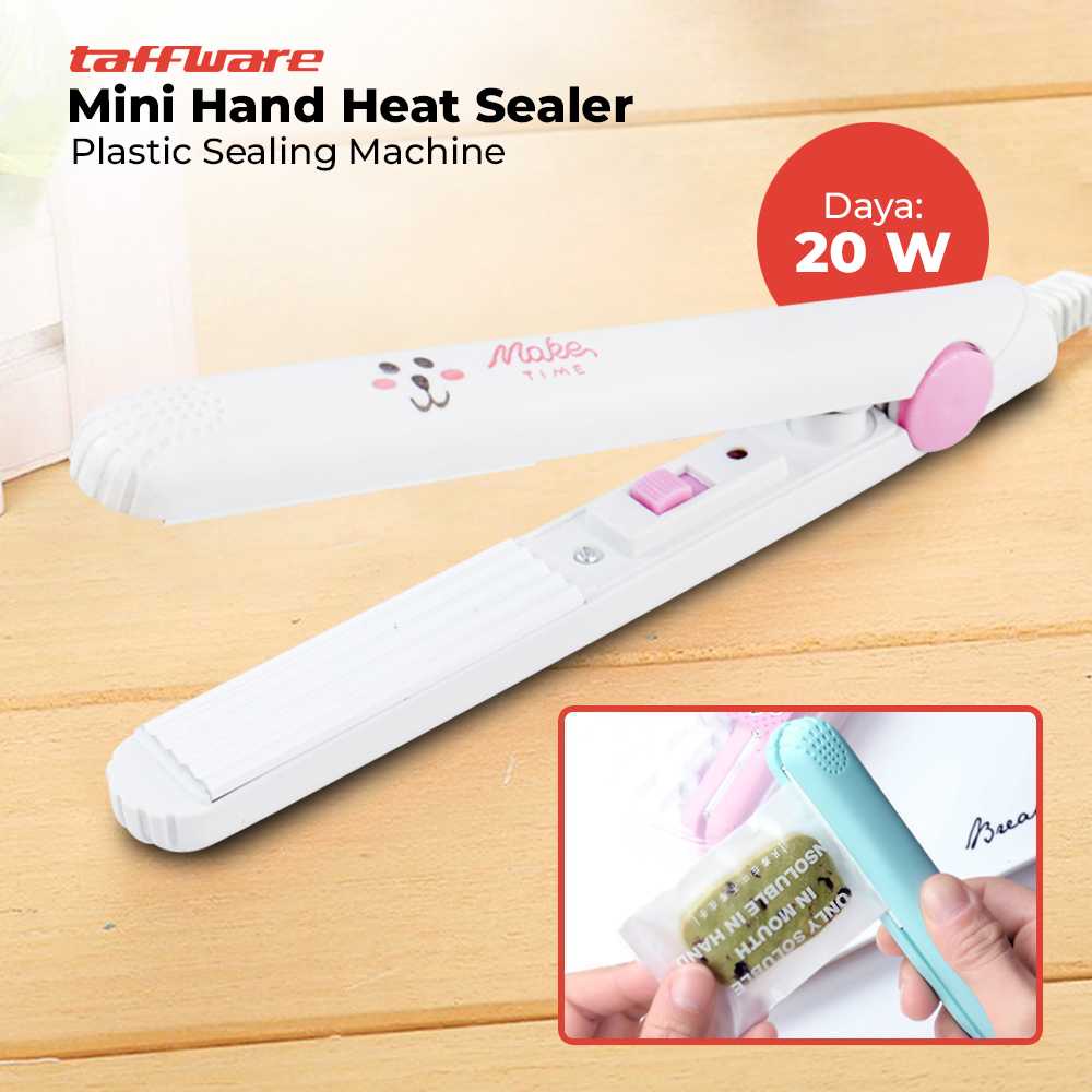 (BISA COD) FTIHSHP  Mini Hand Heat Sealer Plastik Sealing Machine 20W - GLS-002
