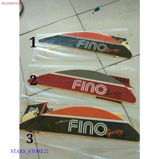 (ORI) sticker striping fino 125 fi 2017 2018 list bodi motor yamaha fino 125 fi 2017-2018 KUALITAS O