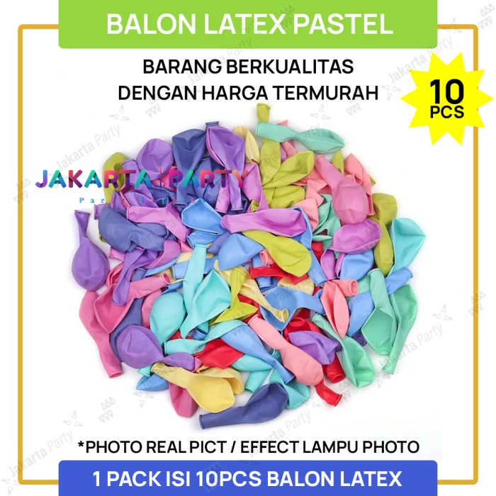 Balon Latex Macaron / Latex Pastel 12 Inch / Pastel Macaron 10 Pcs