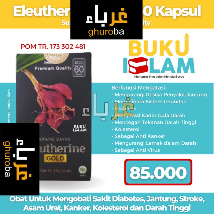 

Eleutherine Gold Obat Diabetes/Jantung/Stroke/Kolesterol/Darah Tinggi