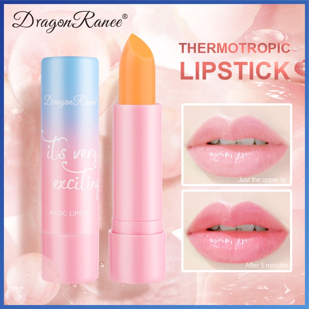 DRAGON RANEE Magic Lipstick Thermotropic Lipstik Fruit Lipbalm Melembabkan 4 Warna DR002