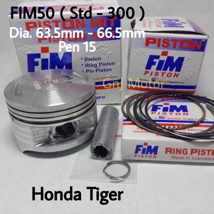 Piston Kit Fim Honda Tiger - Fim50