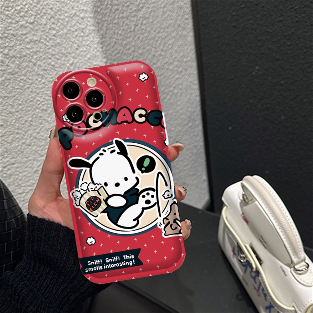 Cute Case VIVO Y02 Y16 Y22 Y35 Y21 Y21S Y21T Y33T Y33S Y17 Y15 Y12 Y11 Y20 Y20S Y12S Y12A Y91C Y1S Y95 Y93 Y50 Y30i Y15S Y15A Cinnamoroll Dan Pochacco Air cushion TPU Phone Cover