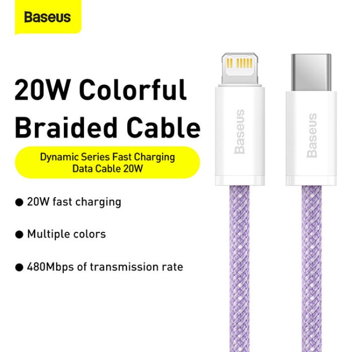 Baseus Kabel Dynamic Series Fast Charging Data Type-C to iP 20W 2m / 1m