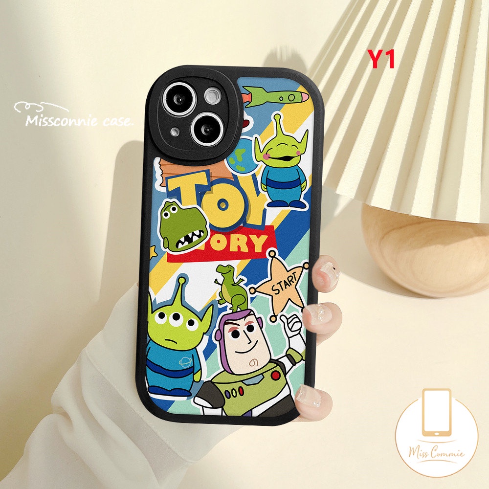 Kartun Buzz Lightyear Alien Case Infinix Hot10 9 11 Play Hot 10s 10T 11s Hot 10 Lite Note8 Infinix Smart5 6 Ins Kartun Lucu Toy Story Cute Strawberry Bear Soft Cover