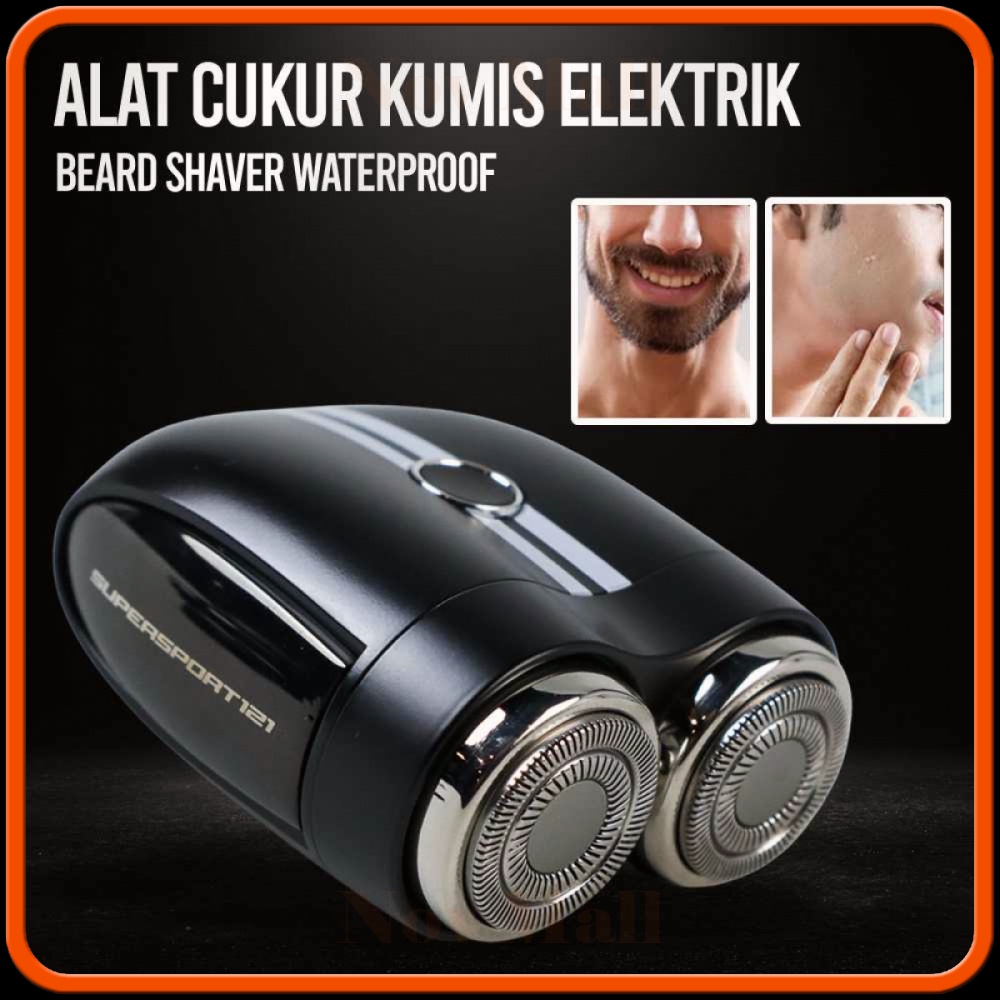 Alat Cukur Kumis Elektrik Beard Shaver Waterproof USB -BT826