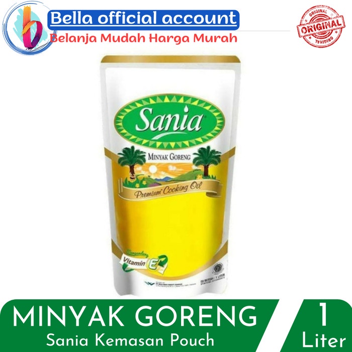 

Minyak Goreng Sania Pouch 1 Liter / 1000 ml