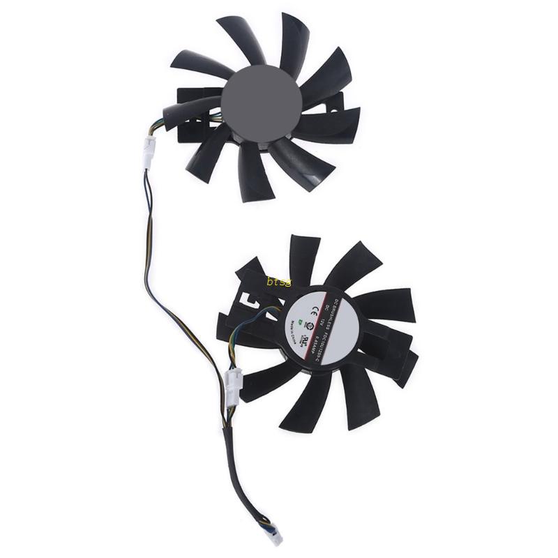 Bt Cooler Fan Untuk Dataland RX470 570kipas VGA Kartu Grafis Pendingin 4Pin 12V 0.45A