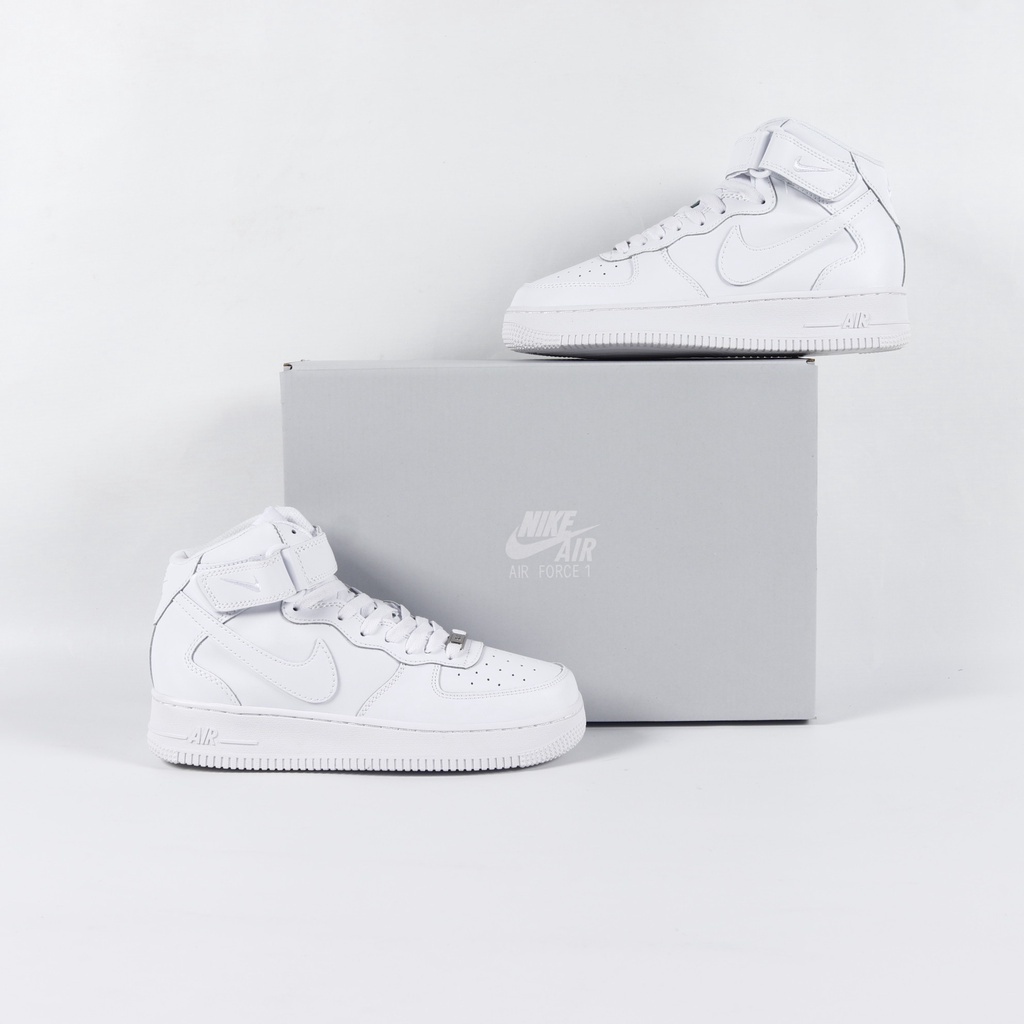 Sepatu Nike Air Force 1 Mid 07 White