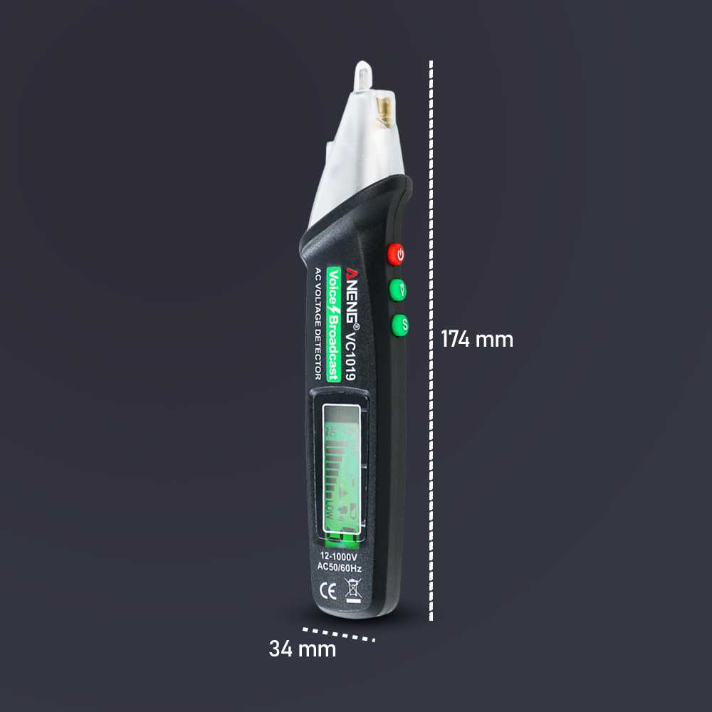 ANENG Test Pen Digital Multimeter Voice Broadcast - VC1019