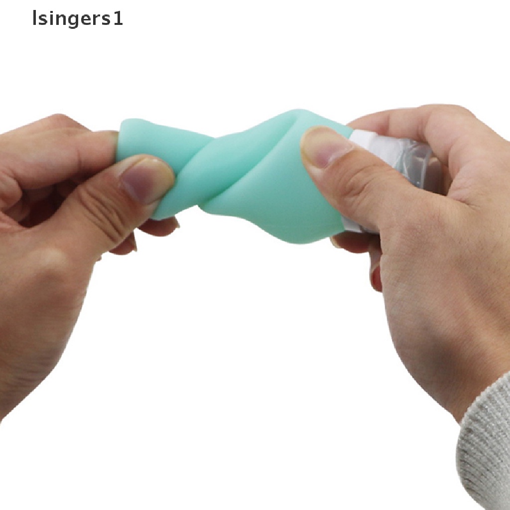 [lsingers1] Dispenser Krim Shampoo Portable Travel Silicone Sub Bottling Sample Wadah Butik