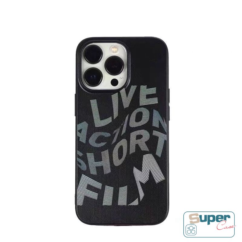 Keren Alfabet Inggris Halus Casing Ponsel Kompatibel Untuk IPhone Xr7 8 Plus13 11 Pro Max14 12 Pro Max X XS Max SE 2020 Kreatif Glossy Lembut TPU Shockproof Black Cover