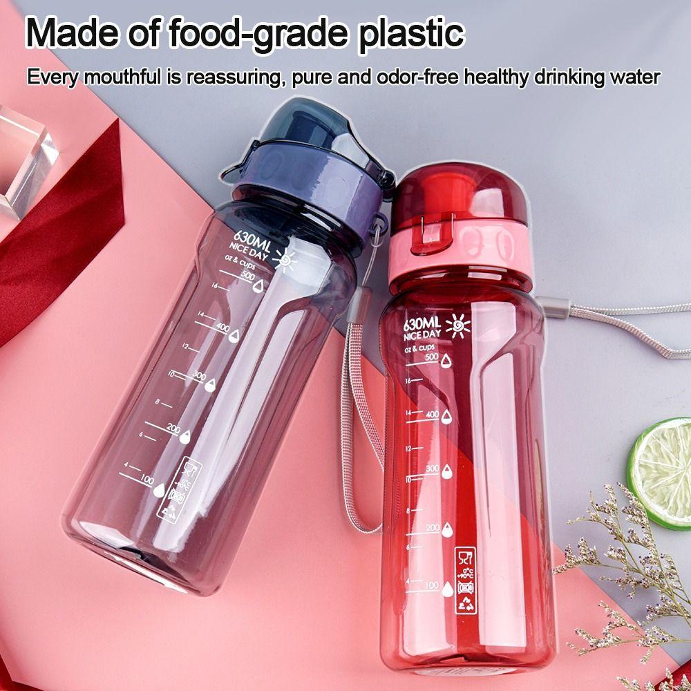 Populer Botol Air Minum Fashion Portable Alat Dapur Gelas Kopi Teh Plastik