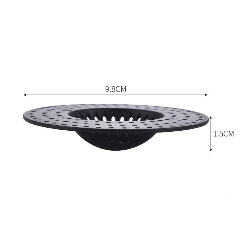 [Harga Grosir] Saringan Wastafel Dapur Plastik Bulat Kamar Mandi Shower Floor Drains Strainer Penangkap Rambut Anti-blocking Selokan Kolektor Limbah Saringan Wastafel Jaring Stainless Steel