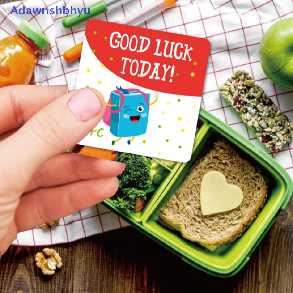 Adhyu 60pcs Pieces Lunch Box Notes Tempat Makan Anak Lucu Lunchbox Notes Anak Tk-Tkertners ID