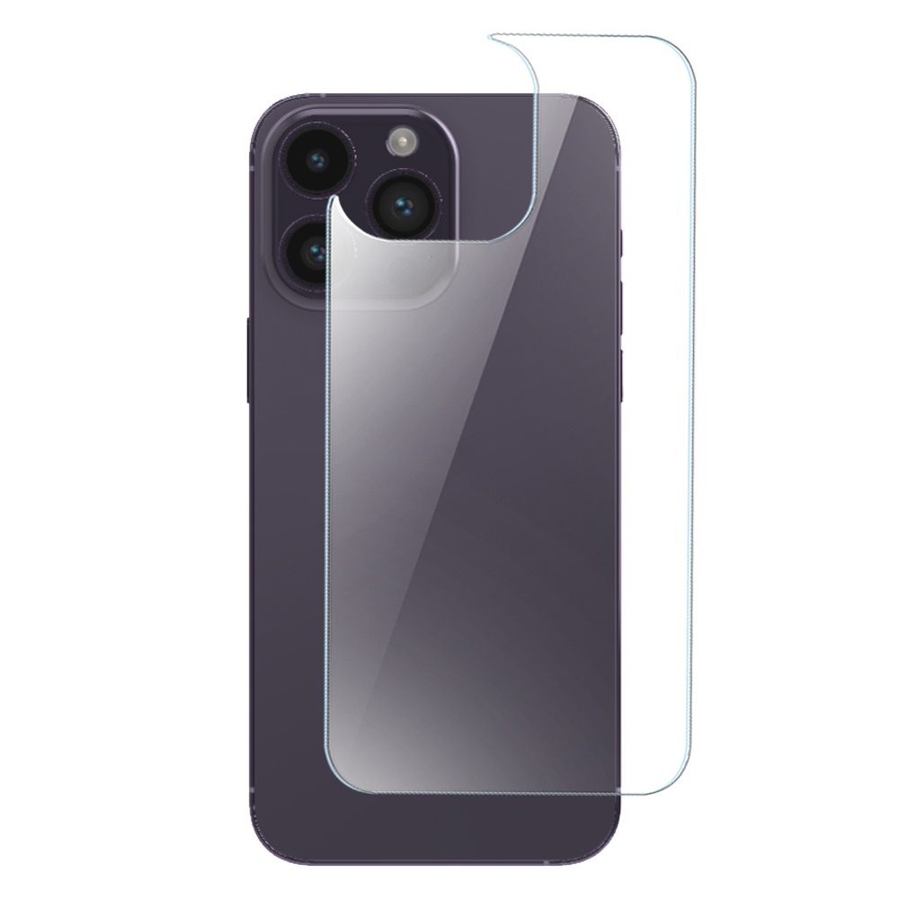 Full Cover Back Screen Protective Tempered Glass Film, Untuk iPhone 14seri, Lembut Anti Gores Film Tahan Ledakan